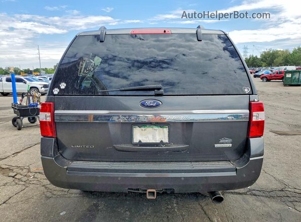 1FMJK2AT2HEA37709 2017 FORD EXPEDITION Gray Вид ззаду