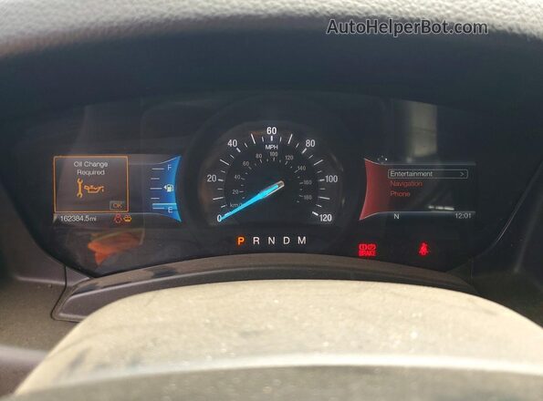 1FMJK2AT2HEA37709 2017 FORD EXPEDITION Gray Вид щитка приладів