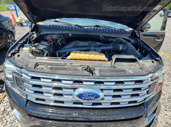 1FMJK2AT2JEA04506 2018 FORD EXPEDITION Black Widok wnętrza z tyłu