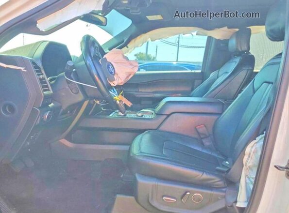 1FMJK2AT2LEA19333 2020 FORD EXPEDITION Белый Вид салона спереди