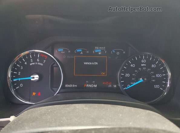 1FMJK2AT2LEA40280 2020 FORD EXPEDITION Black Instrument cluster view