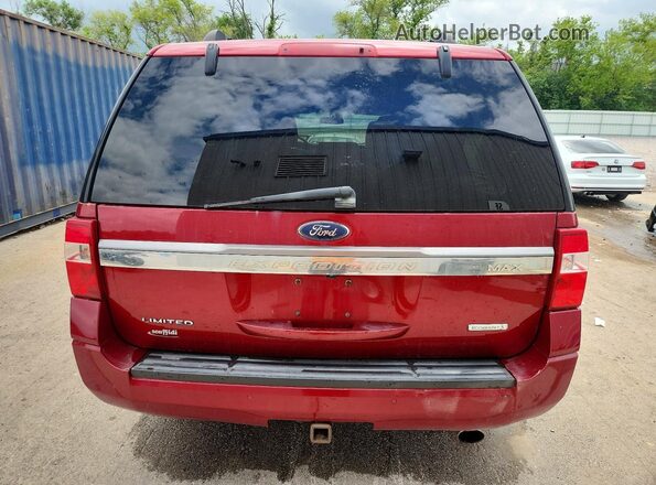1FMJK2AT4GEF46912 2016 FORD EXPEDITION Red Widok z tyłu