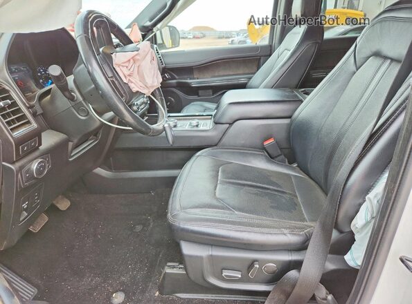 1FMJK2AT4KEA69794 2019 FORD EXPEDITION White Widok wnętrza z przodu