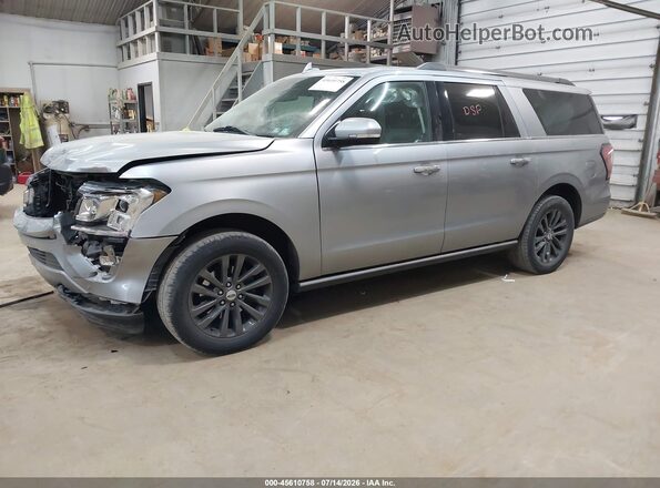 1FMJK2AT5MEA37942 2021 FORD EXPEDITION Silver Vista tres cuartos delantera izquierda