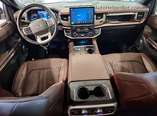 1FMJK2AT5NEA59389 2022 FORD EXPEDITION Black Widok deski rozdzielczej
