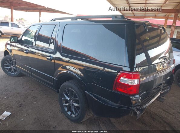 1FMJK2AT6HEA83401 2017 FORD EXPEDITION EL Black Tył lewy