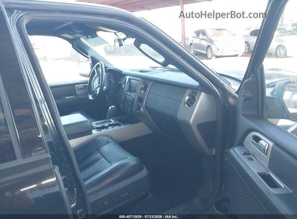 1FMJK2AT6HEA83401 2017 FORD EXPEDITION EL Black Widok wnętrza z przodu