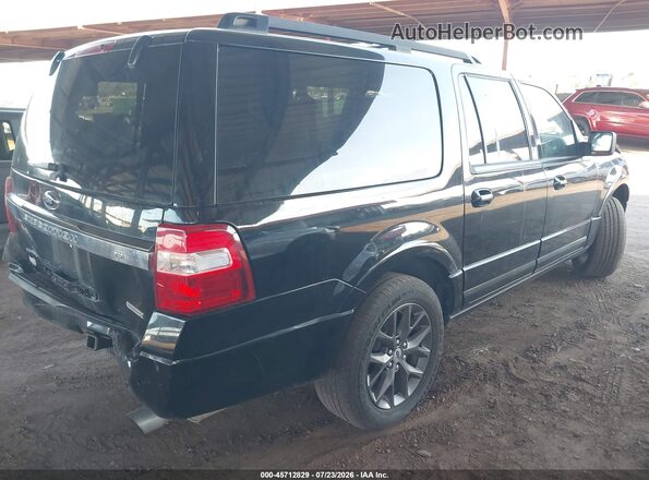1FMJK2AT6HEA83401 2017 FORD EXPEDITION EL Black Tył prawy
