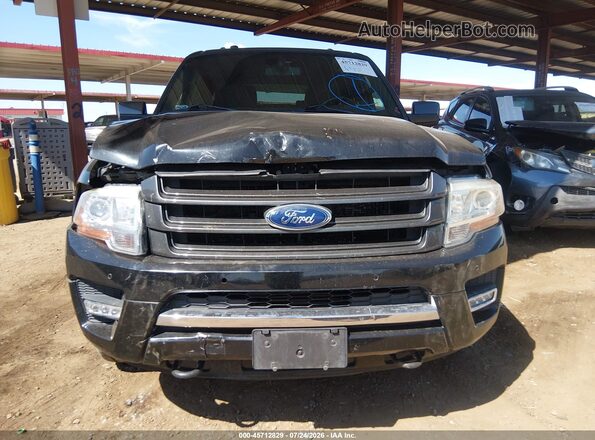 1FMJK2AT6HEA83401 2017 FORD EXPEDITION EL Black Widok zestawu wskaźników