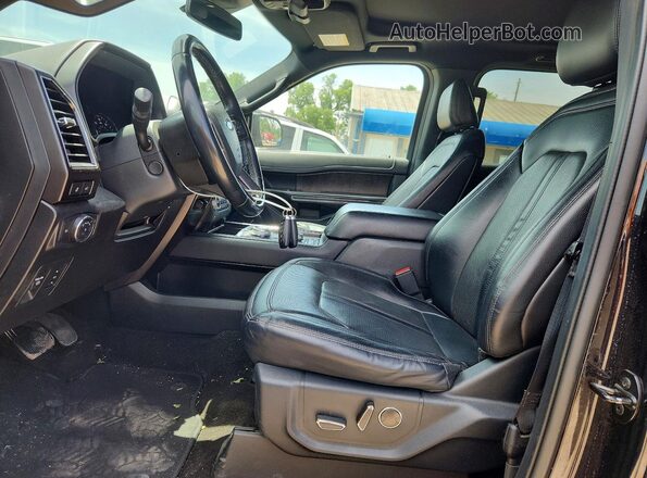 1FMJK2AT6MEA52885 2021 FORD EXPEDITION Black წინა სალონის ხედი