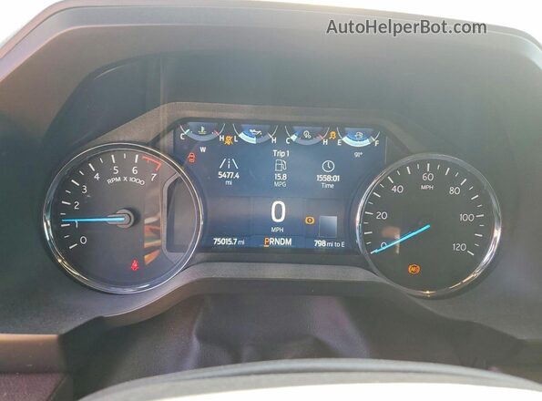 1FMJK2AT6NEA18060 2022 FORD EXPEDITION Белый Вид щитка приборов