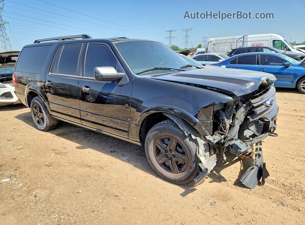1FMJK2AT7HEA41089 2017 FORD EXPEDITION Черный Передняя правая четверть