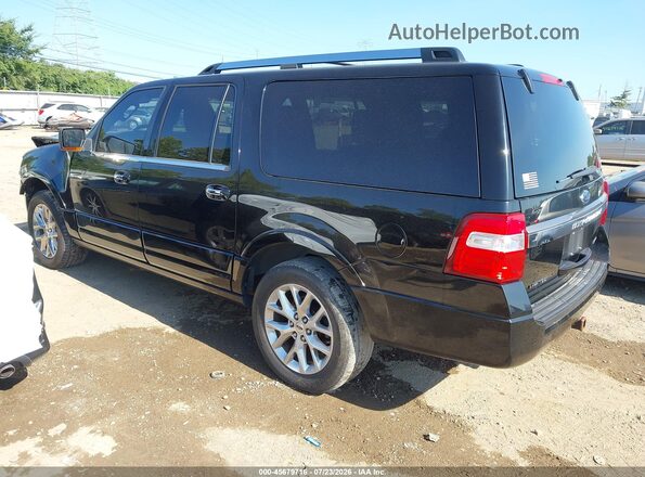 1FMJK2AT7HEA65621 2017 FORD EXPEDITION EL Black Rear left