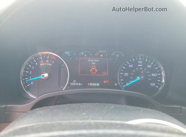 1FMJK2AT8JEA71160 2018 FORD EXPEDITION White Instrument cluster view