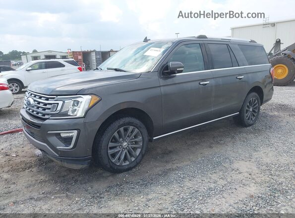 1FMJK2ATXMEA07884 2021 FORD EXPEDITION Gray წინა მარცხენა ხედი სამი მეოთხედიდან