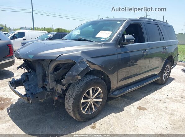1FMJU1HT3KEA08799 2019 FORD EXPEDITION Gray Առջևի ձախ երեք քառորդ տեսարան