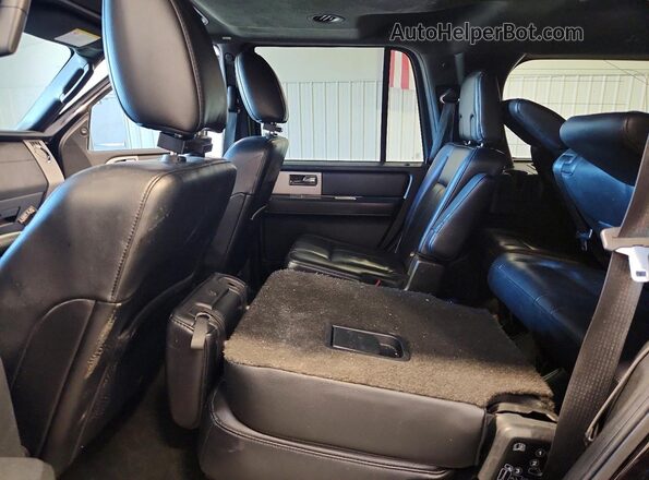 1FMJU1HT4HEA76392 2017 FORD EXPEDITION Black Widok wnętrza z tyłu