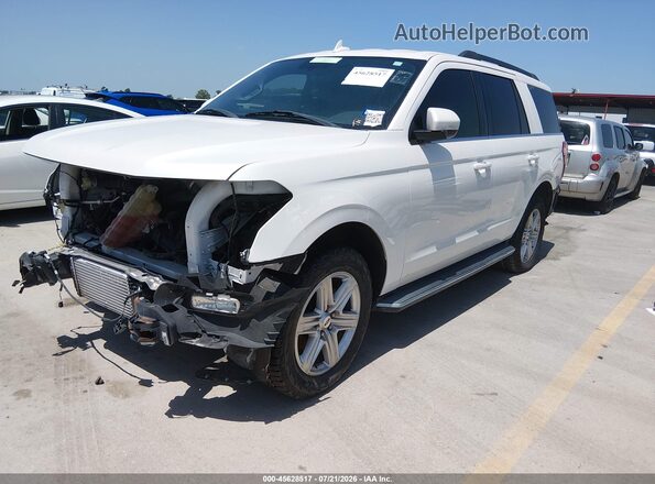 1FMJU1HT4JEA43608 2018 FORD EXPEDITION White წინა მარცხენა ხედი სამი მეოთხედიდან