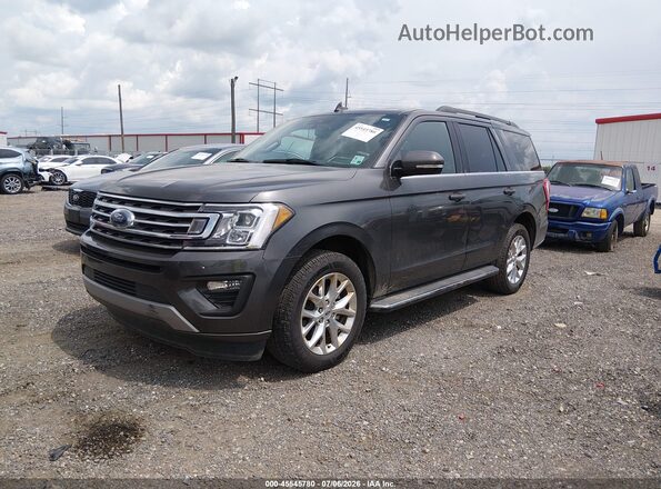 1FMJU1HT6MEA10632 2021 FORD EXPEDITION Gray წინა მარცხენა ხედი სამი მეოთხედიდან