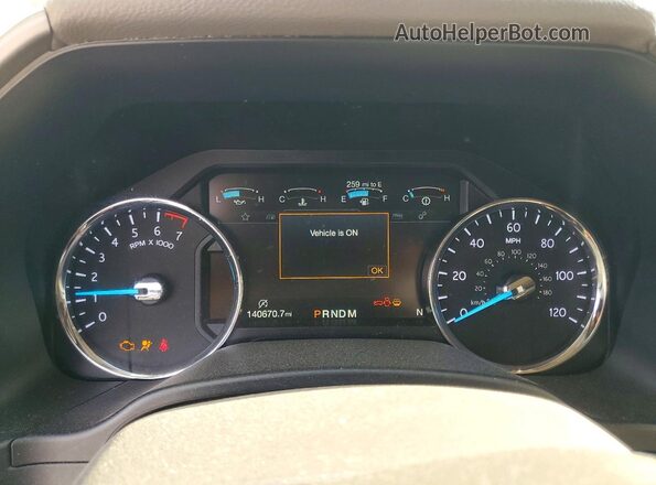 1FMJU1HT7JEA29136 2018 FORD EXPEDITION Beige Widok zestawu wskaźników