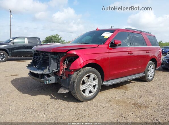 1FMJU1HT7KEA11883 2019 FORD EXPEDITION Red Առջևի ձախ երեք քառորդ տեսարան
