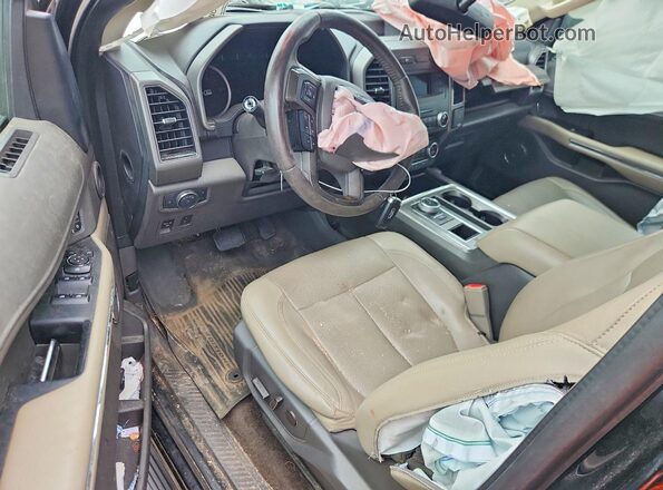 1FMJU1HT9JEA45273 2018 FORD EXPEDITION Black Widok deski rozdzielczej
