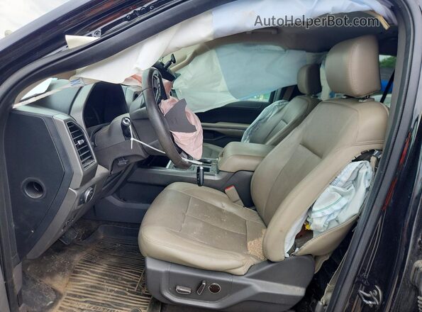 1FMJU1HT9JEA45273 2018 FORD EXPEDITION Black Widok wnętrza z przodu