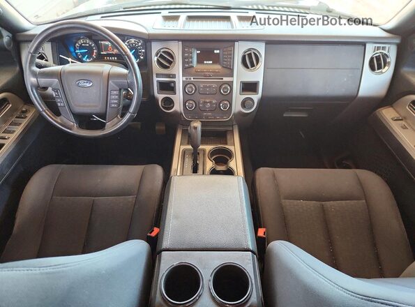 1FMJU1HTXHEA07058 2017 FORD EXPEDITION Black Вид панелі приладів