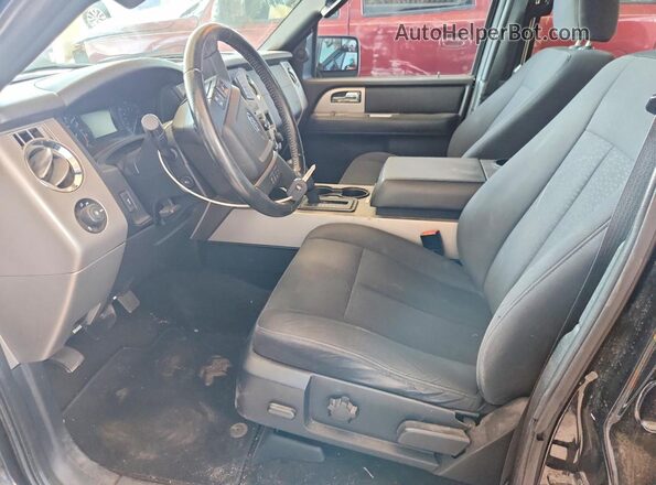 1FMJU1HTXHEA07058 2017 FORD EXPEDITION Black Вид салону спереду