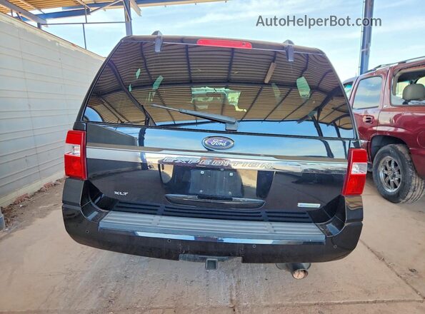 1FMJU1HTXHEA07058 2017 FORD EXPEDITION Black Вид ззаду