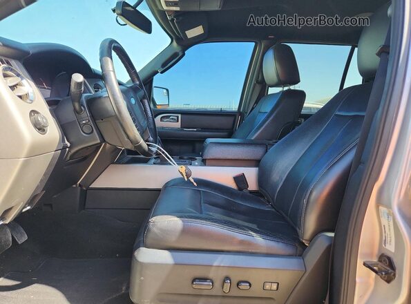 1FMJU1JT8GEF21449 2016 FORD EXPEDITION Silver Widok wnętrza z przodu