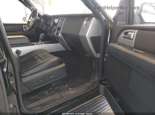 1FMJU1KT2GEF31814 2016 FORD EXPEDITION Черный Вид салона спереди