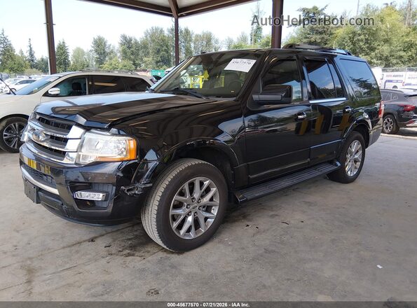 1FMJU1KT2GEF31814 2016 FORD EXPEDITION Черный Передняя левая четверть