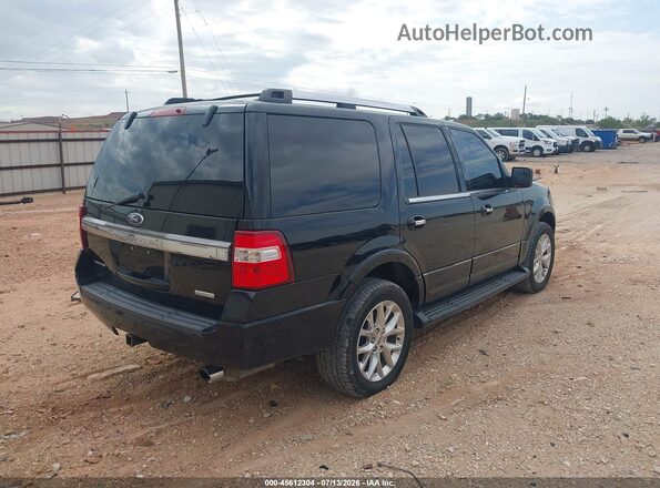 1FMJU1KT3GEF28047 2016 FORD EXPEDITION Черный Задняя правая четверть
