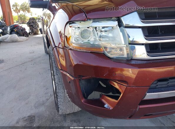 1FMJU1KT7GEF14362 2016 FORD EXPEDITION Maroon Vista frontal