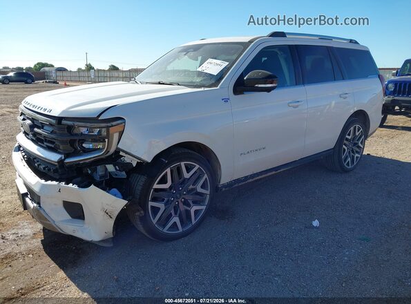 1FMJU1MG0SEA21292 2025 FORD EXPEDITION White Առջևի ձախ երեք քառորդ տեսարան