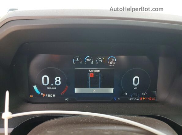 1FMJU1P81PEA01273 2023 FORD EXPEDITION White Instrument cluster view