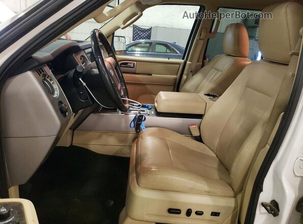 1FMJU2AT3HEA00291 2017 FORD EXPEDITION Белый Вид салона спереди