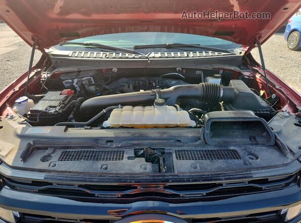 1FMJU2AT6NEA47598 2022 FORD EXPEDITION Red Engine compartment view