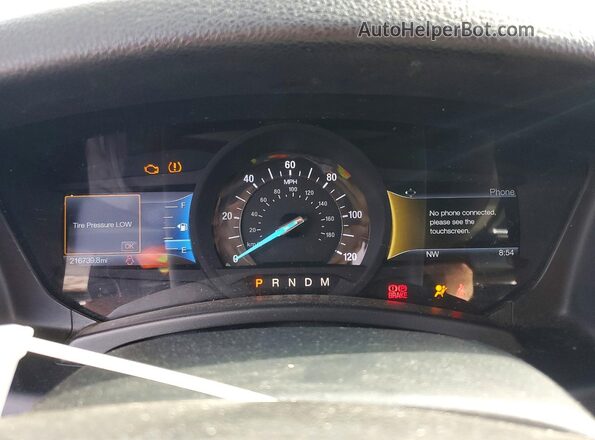 1FMJU2AT9HEA52881 2017 FORD EXPEDITION Black ხელსაწყოთა პანელის ხედი