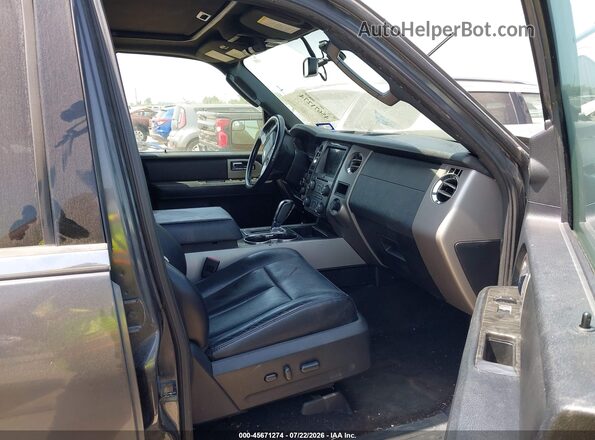 1FMJU2ATXHEA14642 2017 FORD EXPEDITION Gray წინა სალონის ხედი