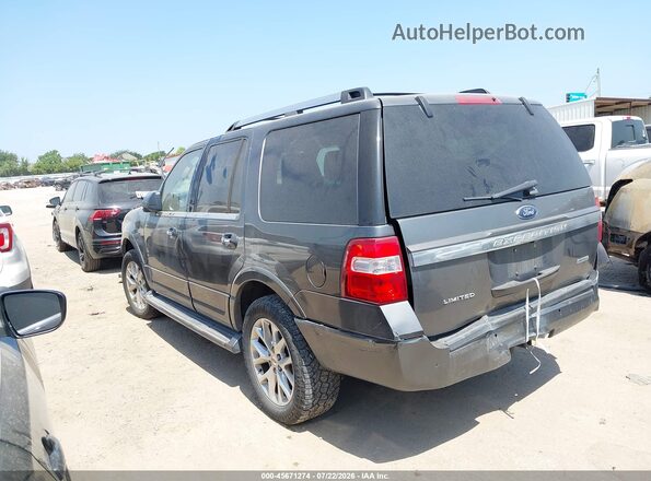 1FMJU2ATXHEA14642 2017 FORD EXPEDITION Gray უკანა სალონის ხედი