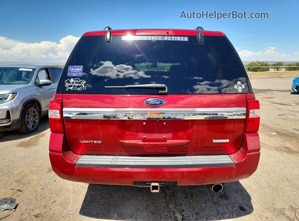 1FMJU2ATXHEA28623 2017 FORD EXPEDITION Red Widok z tyłu