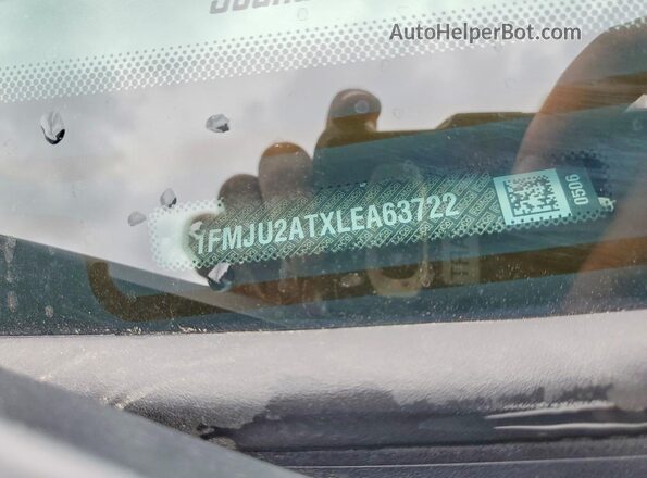 1FMJU2ATXLEA63722 2020 FORD EXPEDITION Black Widok naklejki z numerem VIN