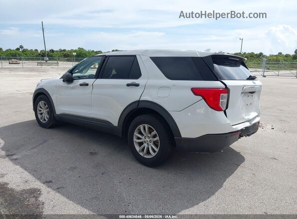 1FMSK7BH1LGC00844 2020 FORD EXPLORER White Trasero izquierdo