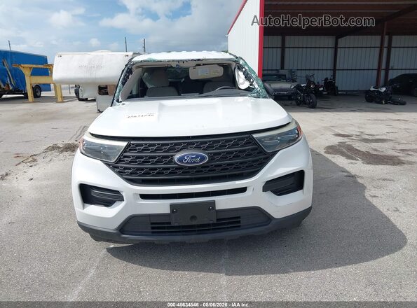1FMSK7BH1LGC00844 2020 FORD EXPLORER White Vista del cuadro de instrumentos