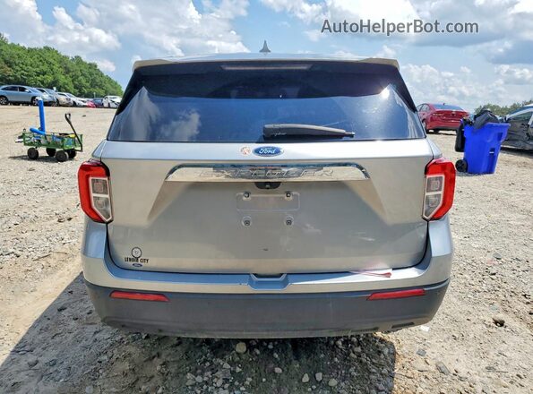1FMSK7BH5LGD15334 2020 FORD EXPLORER Silver Вид ззаду