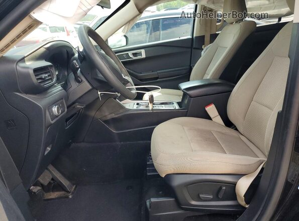 1FMSK7BH6LGC89584 2020 FORD EXPLORER Black Вид салону спереду