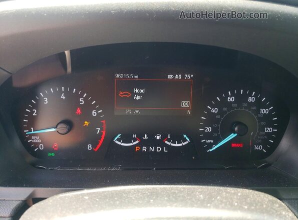 1FMSK7BH6MGA55706 2021 FORD EXPLORER Black ხელსაწყოთა პანელის ხედი