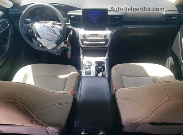 1FMSK7BH6MGA55706 2021 FORD EXPLORER Black წინა პანელის ხედი